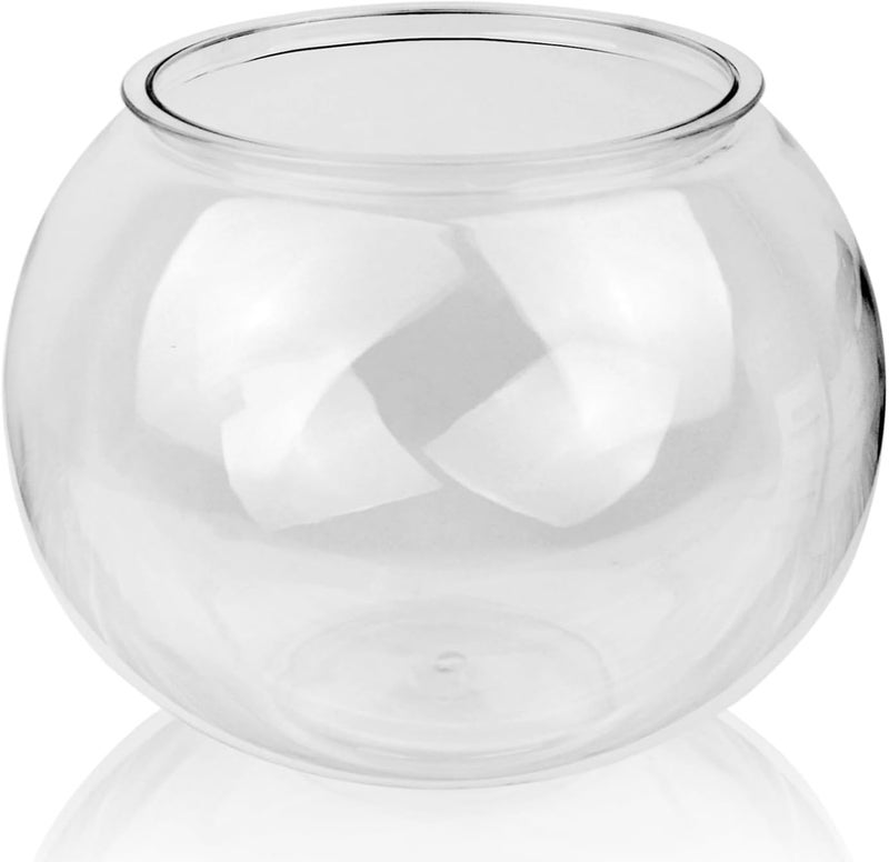 Newpol （Large Size） 3 Gallon Plastic Fish Bowl, Aquarium Fish Tank 11.5 Liters - Image 1